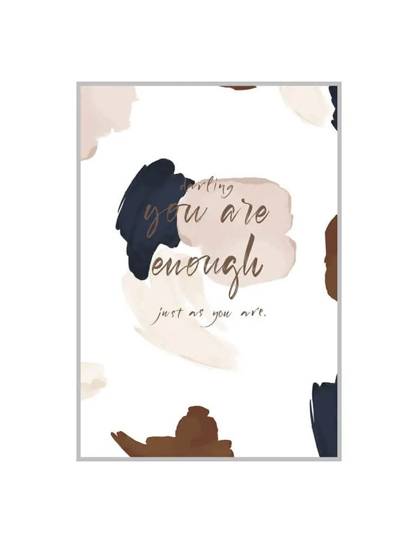 YOU ARE ENOUGH ansichtkaart
